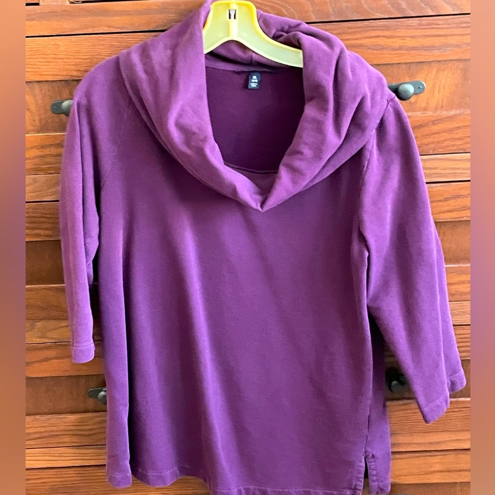 Lands End Cowlneck Top